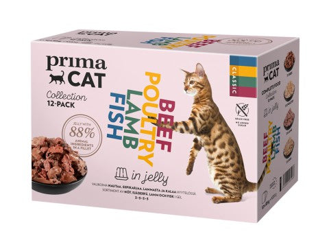 PrimaCat Classic Jelly Selection for Cats 12 x 85 g
