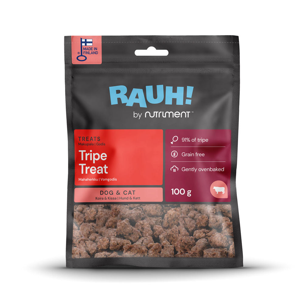 RAUH! Tripe Treat Maius koertele ja kassidele 100 g