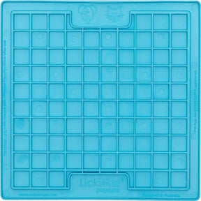 LickiMat Playdate turkos 20 x 20 cm för hundar