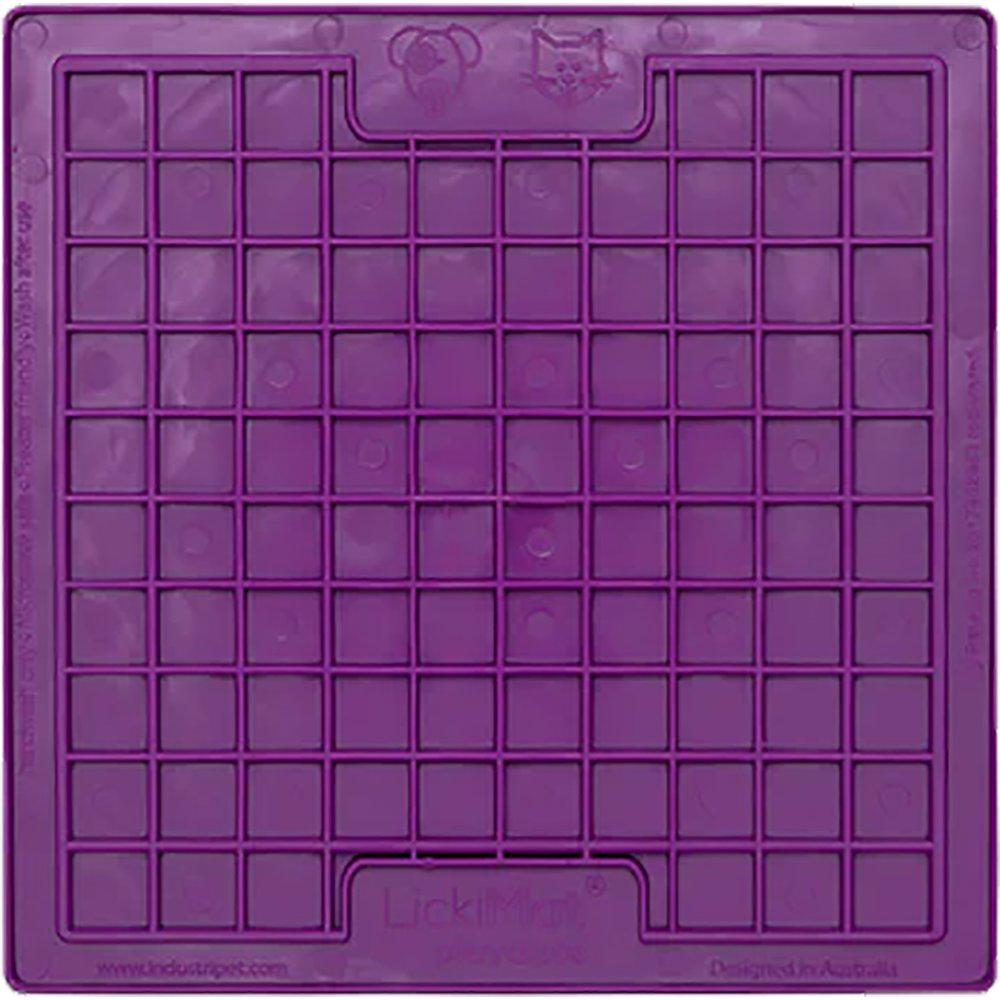 LickiMat Playdate lila 20 x 20 cm för hundar