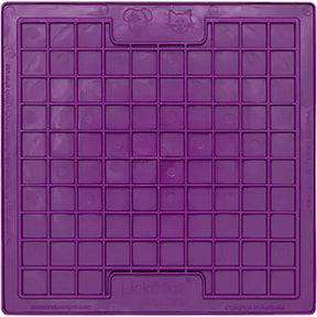 LickiMat Playdate lila 20 x 20 cm för hundar
