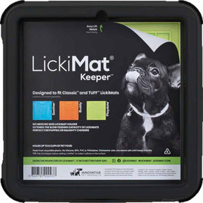 Lickimat Keeper svart (Classic & Tuff)