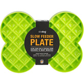 LickiMat Slow Feeder Plate grön 35 x 26 x 3 cm