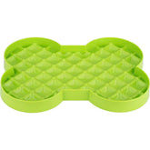 LickiMat Slow Feeder Plate grön 35 x 26 x 3 cm