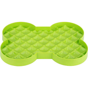 LickiMat Slow Feeder Plate grön 35 x 26 x 3 cm