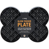 LickiMat Slow Feeder Plate svart 35 x 26 x 3 cm