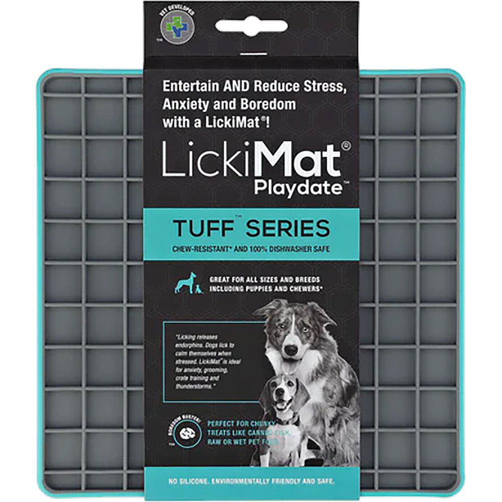 LickiMat Playdate Tuff turkos 20 x 20 cm