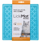 LickiMat Buddy turkos 20 x 20 cm för katter