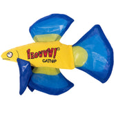 Yeowww! Catnip Mo Betta Fish blå 16,5 × 12,7 × 2,5 cm