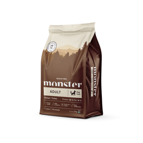 Monster Dog Grain Free Adult All Breed Chicken-Turkey 2 kg för hundar