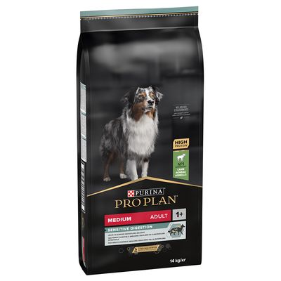 Pro Plan Dog Medium Adult Sensitive Digestion 14 kg för hundar