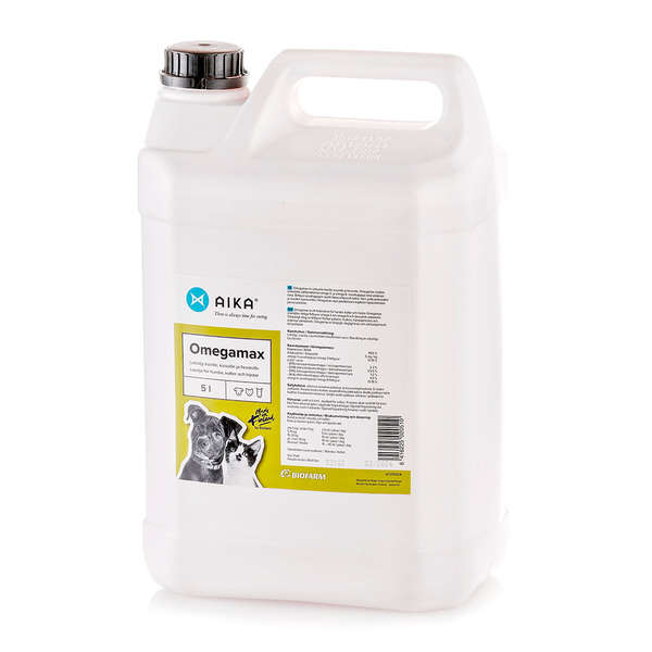 AIKA Omegamax salmon oil for dogs, cats and horses