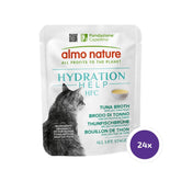 Almo Nature HFC Hydration Help Tonfiskbuljong med tonfiskfilé 24 x 50 g för katter