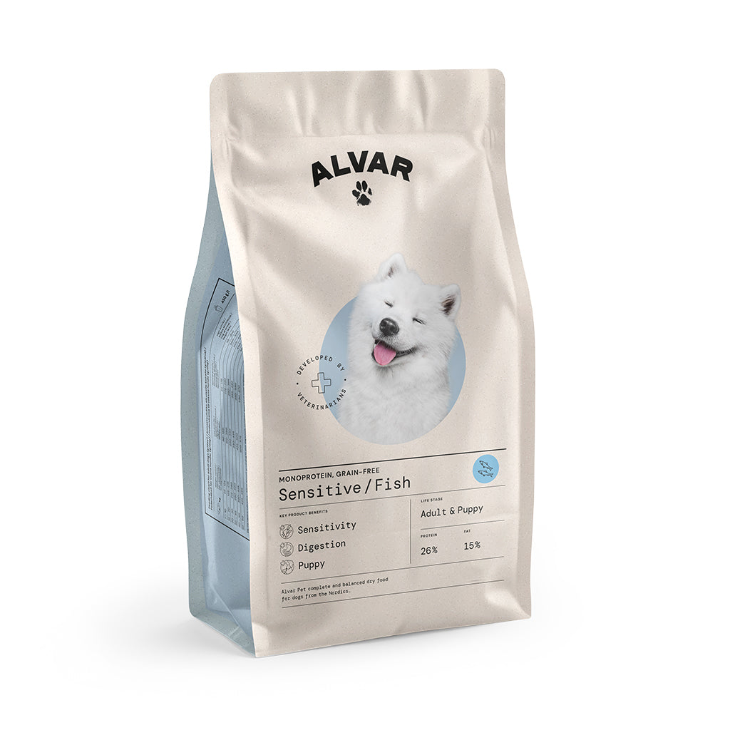 Alvar Pet Sensitive/Fish kuivtoit koertele 2 x 7 kg SOODUSKOMPLEKT