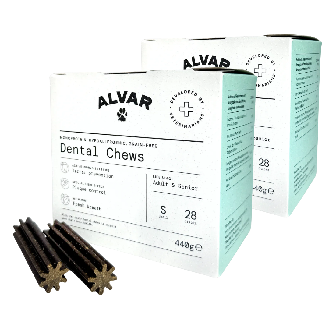 Alvar Pet Dental Chews tuggben S DUBBELPACK