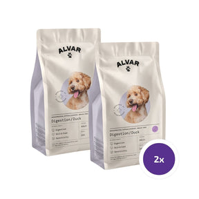 Alvar Pet Digestion/Duck kuivtoit koertele 2 x 7 kg SOODUSKOMPLEKT