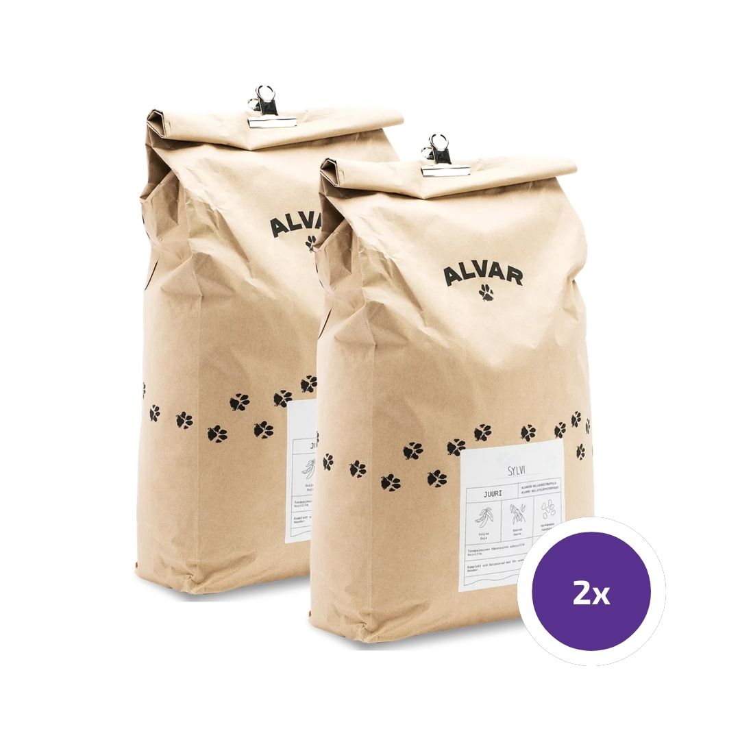 Alvar Pet Root kuivtoit koertele 2 x 6 kg SOODUSKOMPLEKT