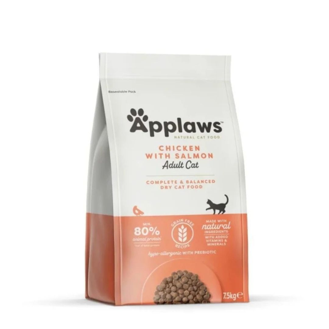 Applaws Chicken With Salmon Adult Dry Cat Food 7,5 kg