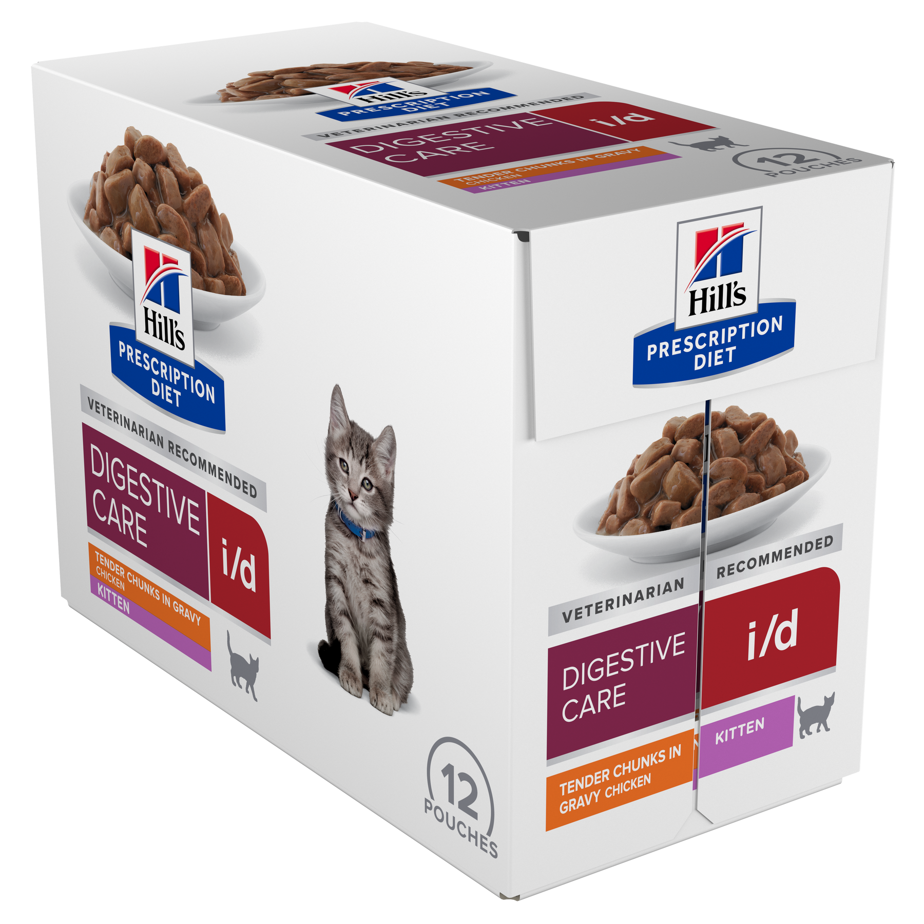 Hill's Prescription Diet i/d Digestive Care våtfoder med kyckling för kattungar 