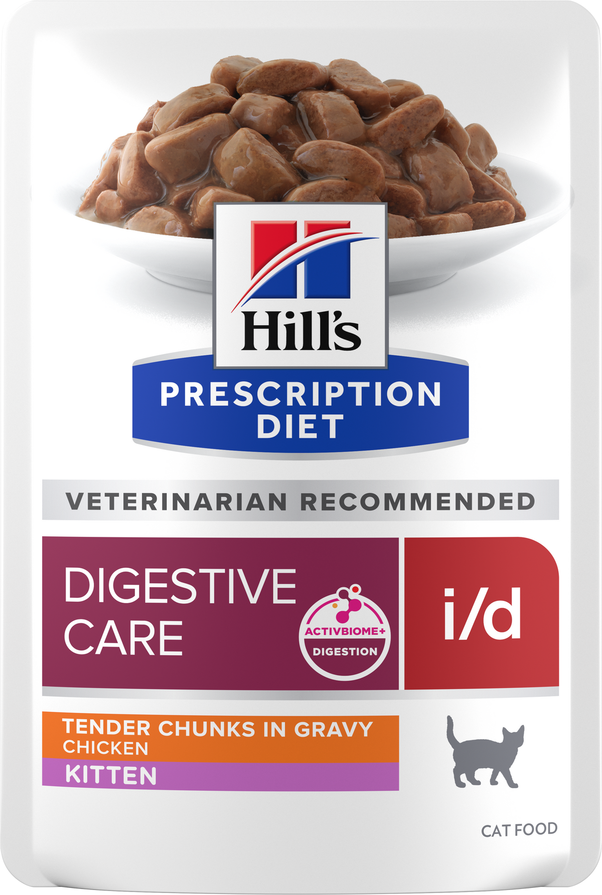 Hill's Prescription Diet i/d Digestive Care våtfoder med kyckling för kattungar 