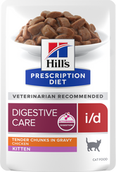 Hill's Prescription Diet i/d Digestive Care våtfoder med kyckling för kattungar 