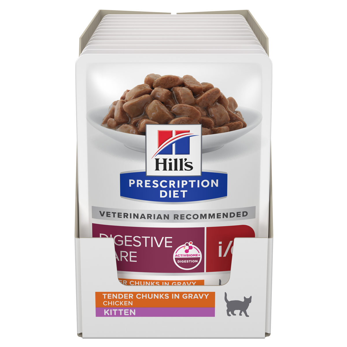 Hill's Prescription Diet i/d Digestive Care våtfoder med kyckling för kattungar 12 x 85 g