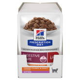 Hill's Prescription Diet i/d Digestive Care våtfoder med kyckling för kattungar 12 x 85 g