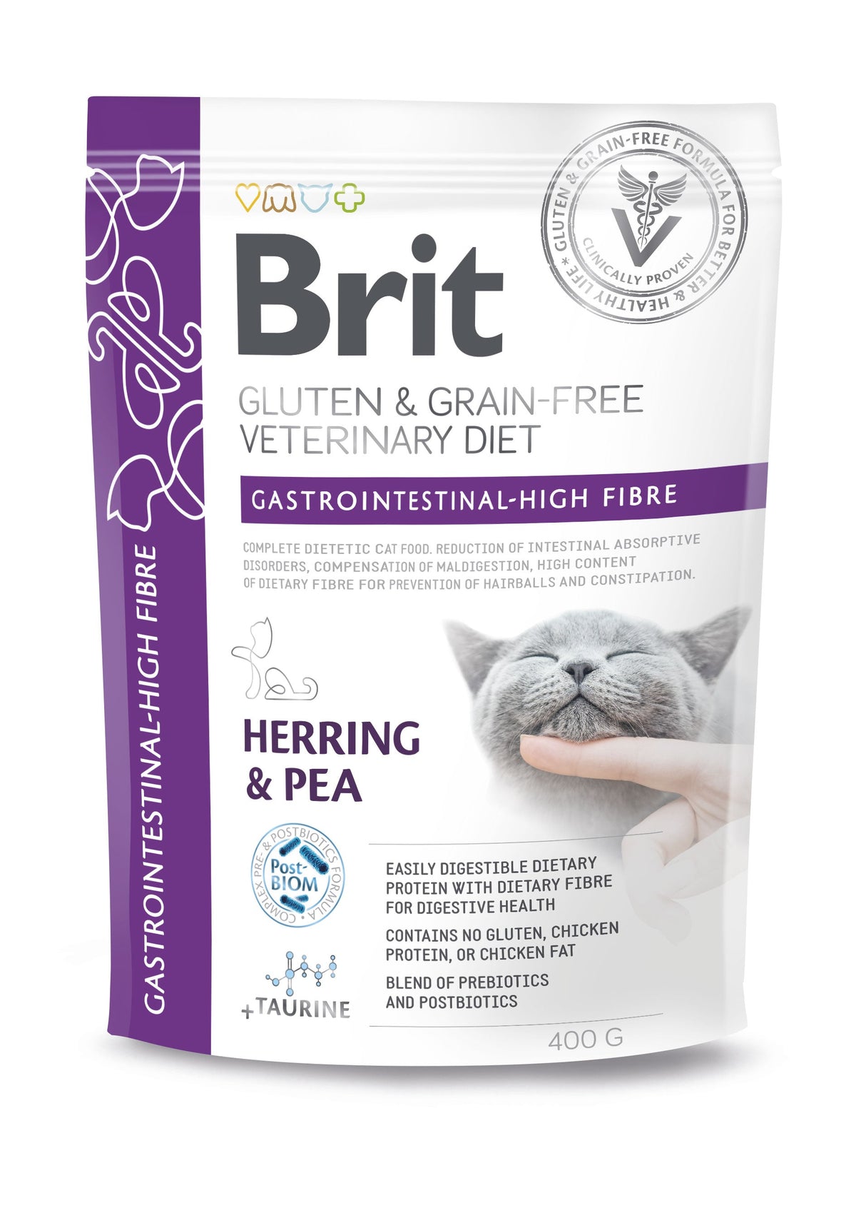 Brit GF Vet Diet Cat Gastrointestinal High Fibre for cats