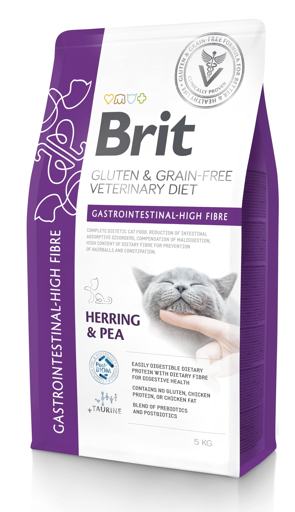 Brit GF Vet Diet Cat Gastrointestinal High Fibre for cats
