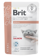 Brit Pouch Renal with Salmon märgtoit kassidele 85g PROOVIPAKK