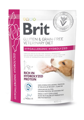 Brit GF Vet Diet Dog Hypoallergenic Hydrolyzed för hund