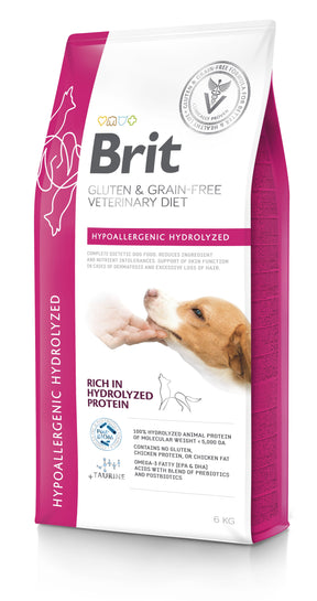 Brit GF Vet Diet Dog Hypoallergenic Hydrolyzed för hund