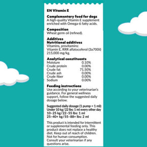 Bellylabs Vitamin E 100 ml för hund