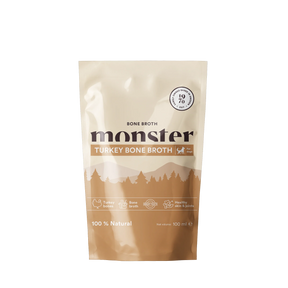 Monster Dog Bone Broth Turkey benbuljongen för hund
