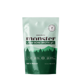 Monster Dog Bone Broth Lamb benbuljongen för hund