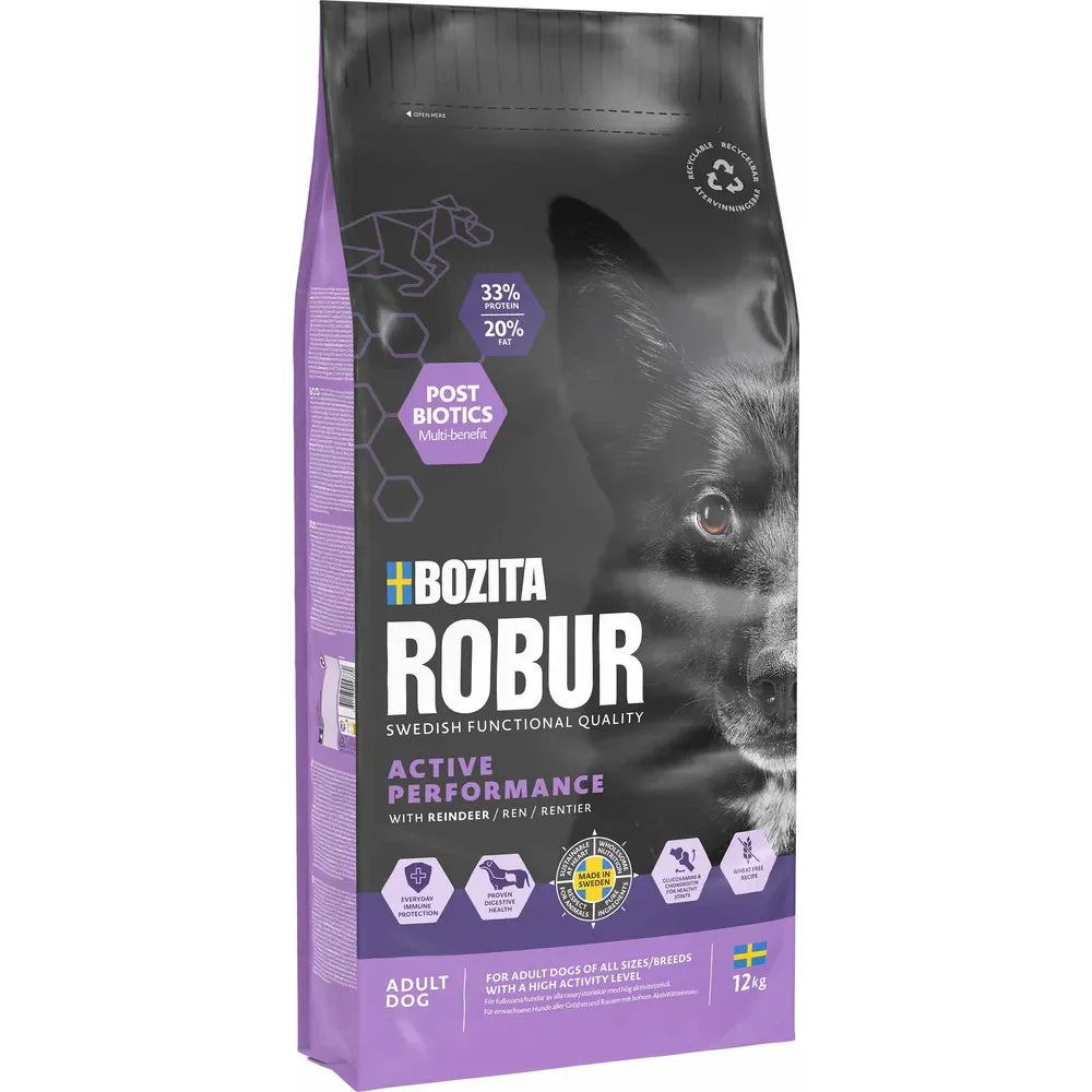 Bozita Robur Adult Active Performance hundmat 12 kg