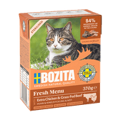 Bozita Sterilised Kyckling och Nöt i Gelé för katter 6 x 370 g