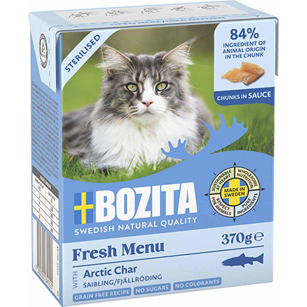 Bozita Sterilised Röding i Sås för katter 6 x 370 g