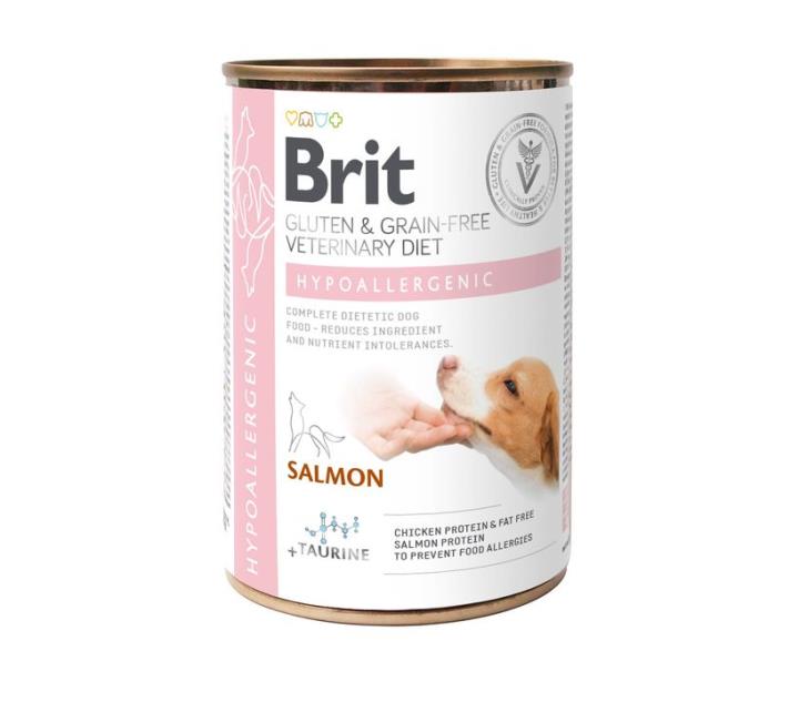 Brit Veterinary Diet Hypoallergenic Salmon för hundar 400 g