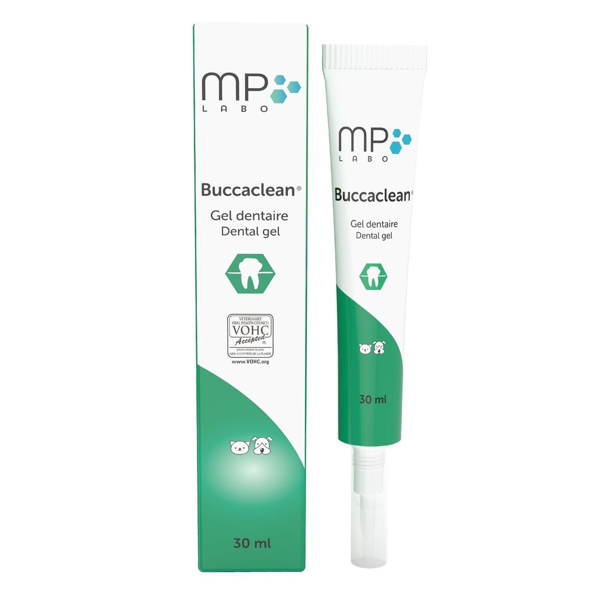 MP Labo Buccaclean lihamaitseline ensümaatiline hambageel koertele ja kassidele 30 ml