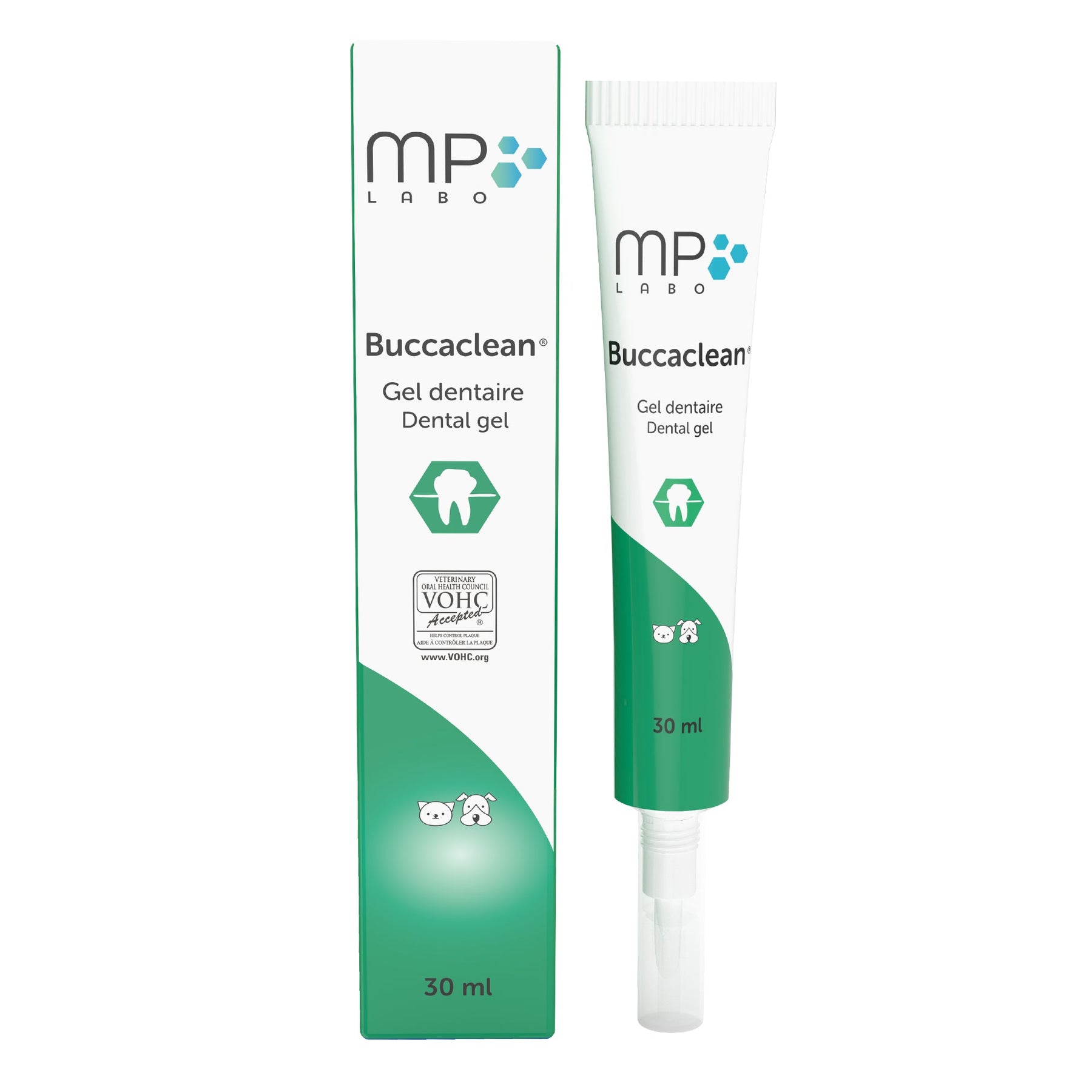 MP Labo Buccaclean tandgel för hund och katt 30 ml