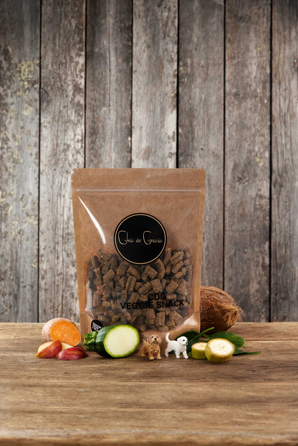 Chia de Gracia CdG Veggie Snack 350 g för hundar