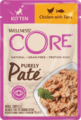 Core kitten Purely Paté chicken & tuna för katter 85 g