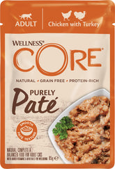 Core adult Purely Paté chicken & turkey för katter 85 g