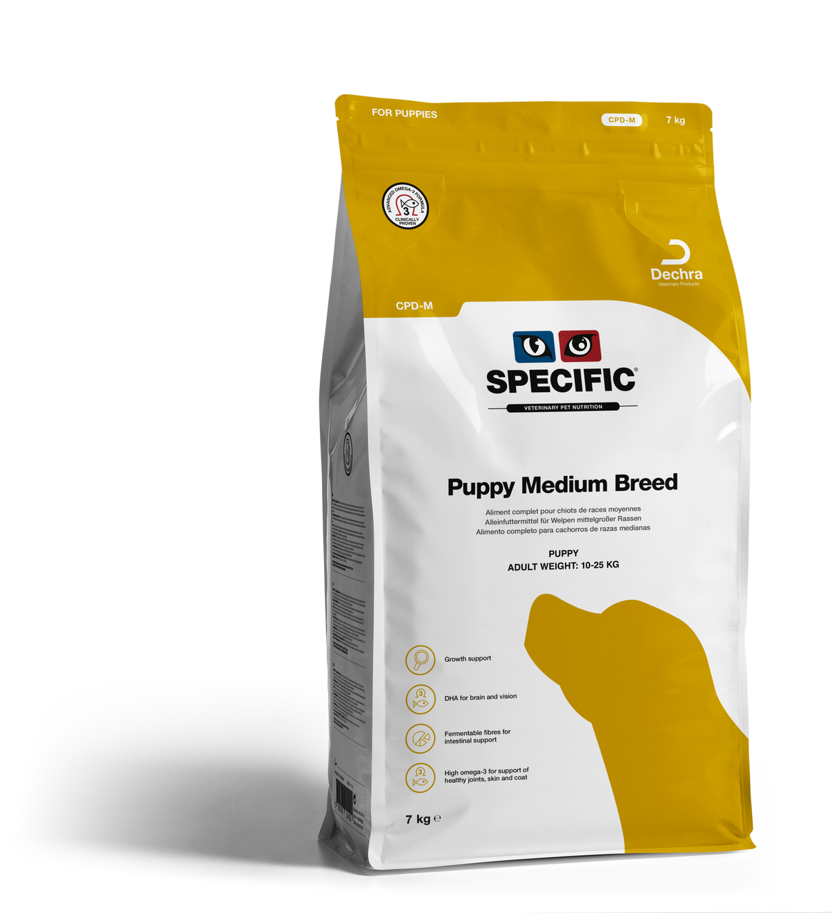 Specific CPD-M Puppy Medium Breed för hundar 7 kg
