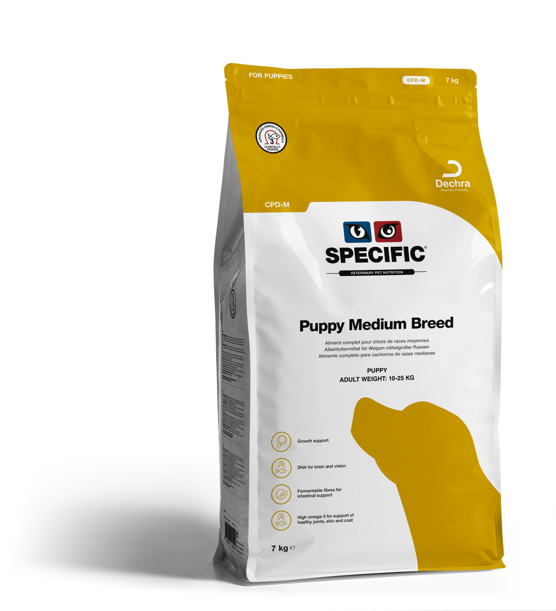 Specific CPD-M Puppy Medium Breed för hundar 7 kg