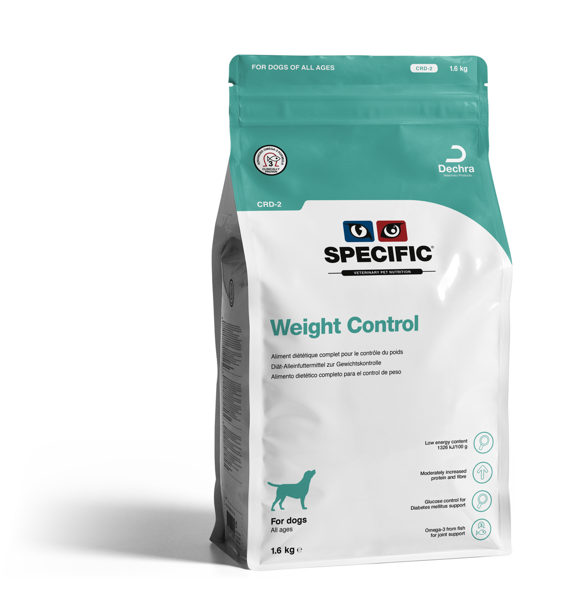 Specific CRD-2 Weight Control 1,6 kg för hundar
