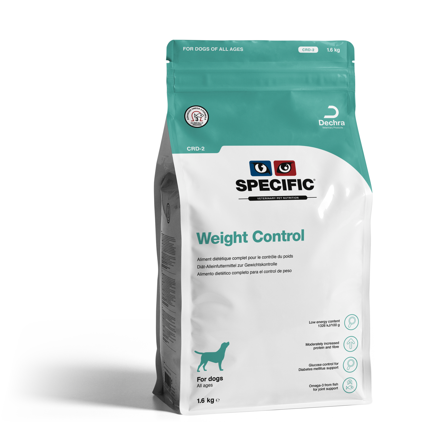 Specific CRD-2 Weight Control 1,6 kg för hundar