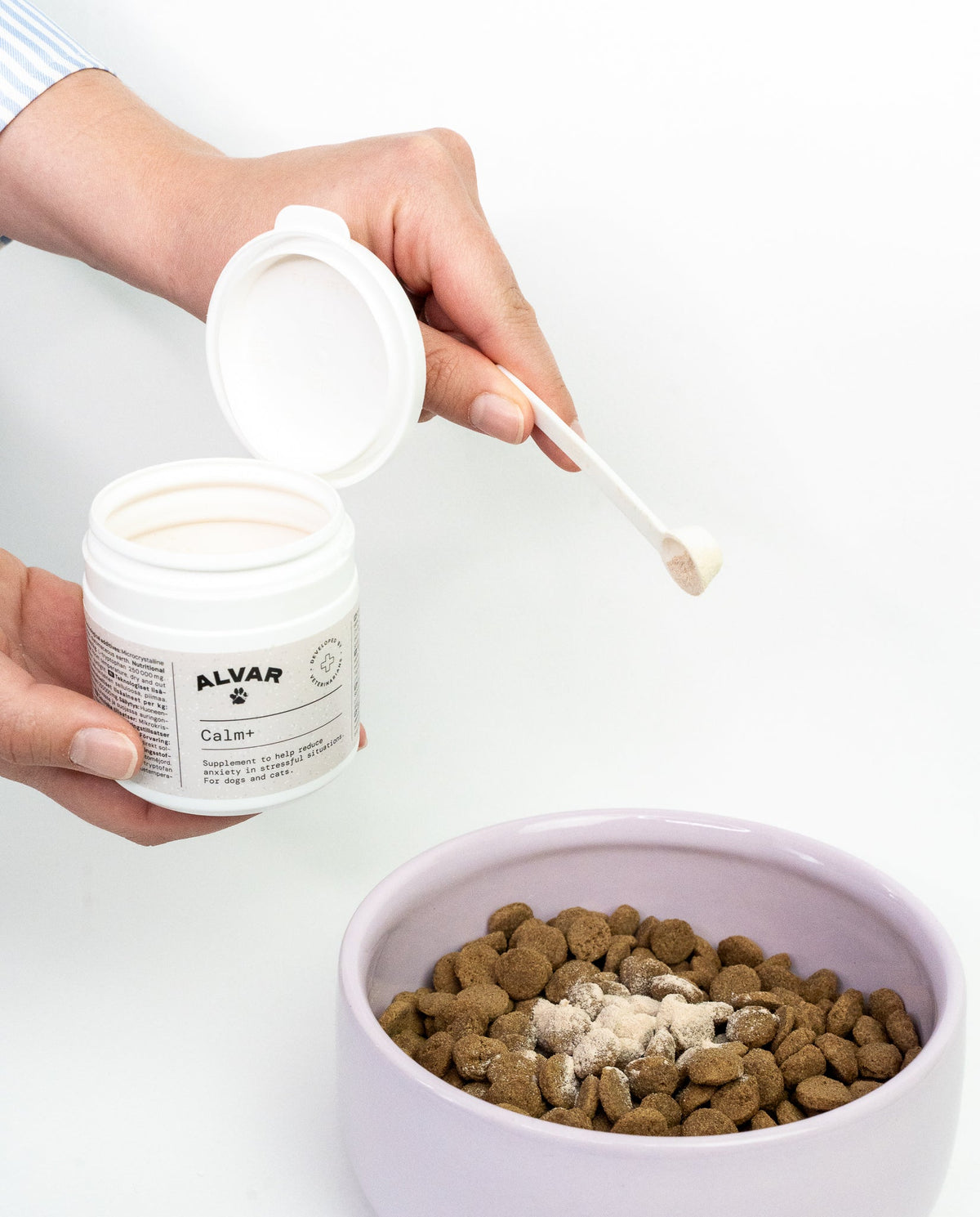 Alvar Pet Calm+ tillskott för hund och katt 75 g