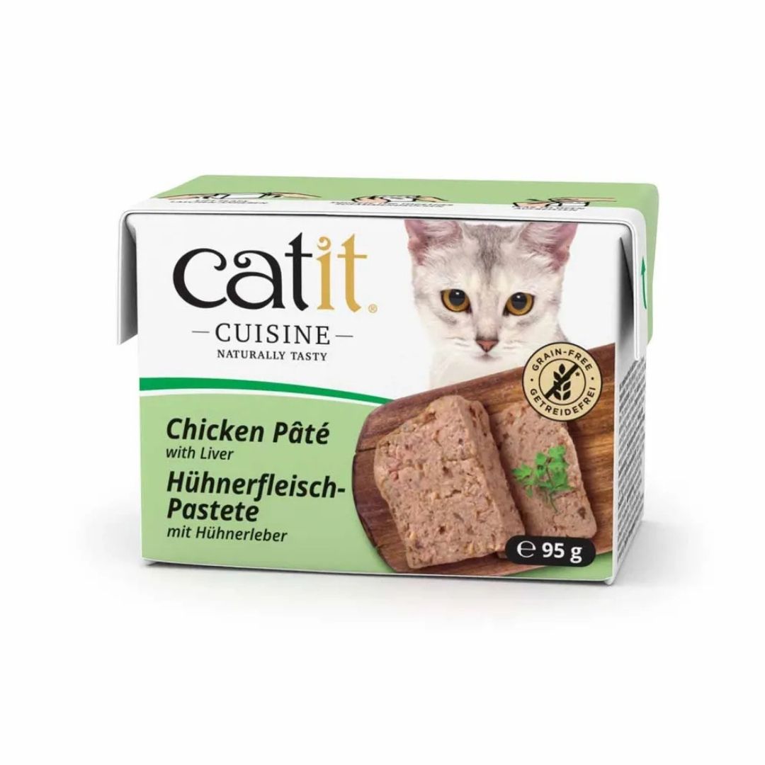 Catit Cuisine Pate Chicken & Liver för katt 12 x 95 g FLERPACK